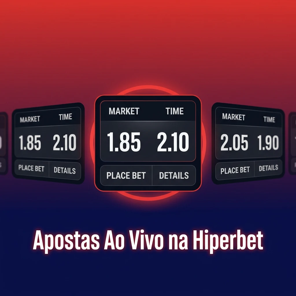Live betting interface on Hiperbet showing real-time odds, sports markets, and cashout options during an active match.