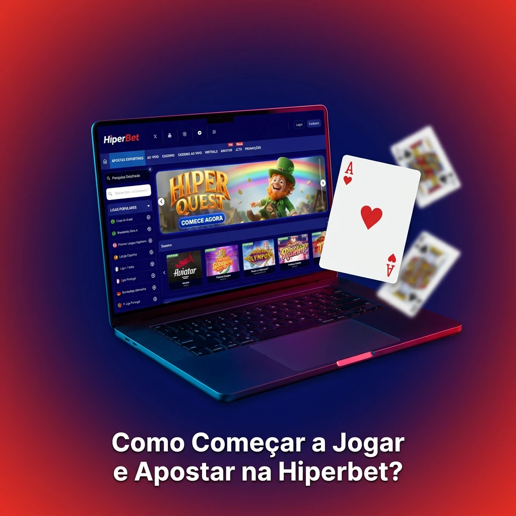 Step-by-step Hiperbet registration guide showing account creation, verification, deposit, and bonus claim process for Brazilian players.